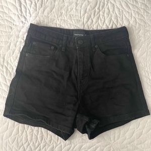 Frank and Oak Black Jean Short